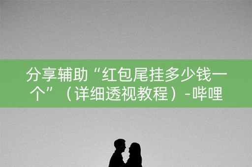 分享辅助“红包尾挂多少钱一个”（详细透视教程）-哔哩哔哩