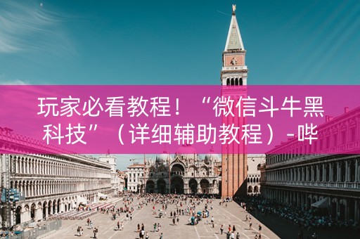 玩家必看教程！“微信斗牛黑科技”（详细辅助教程）-哔哩哔哩
