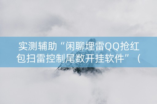 实测辅助“闲聊埋雷QQ抢红包扫雷控制尾数开挂软件”（详细透视教程）-哔哩哔哩