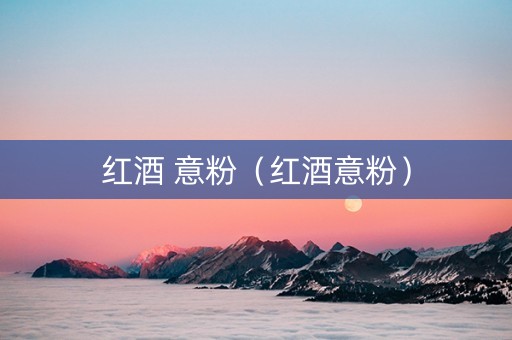 红酒 意粉（红酒意粉）