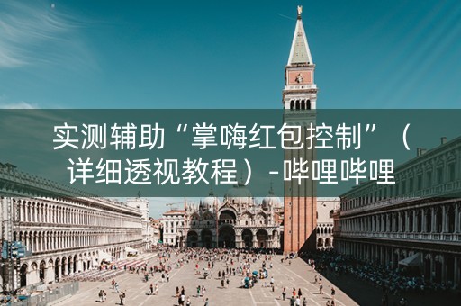 实测辅助“掌嗨红包控制”（详细透视教程）-哔哩哔哩