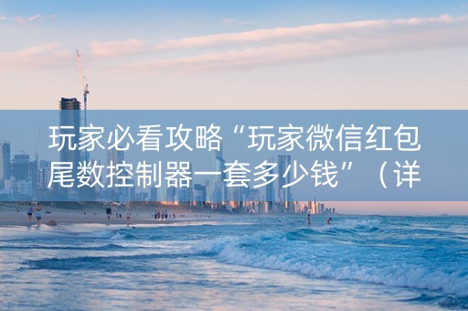 玩家必看攻略“玩家微信红包尾数控制器一套多少钱”（详细透视教程）-哔哩哔哩