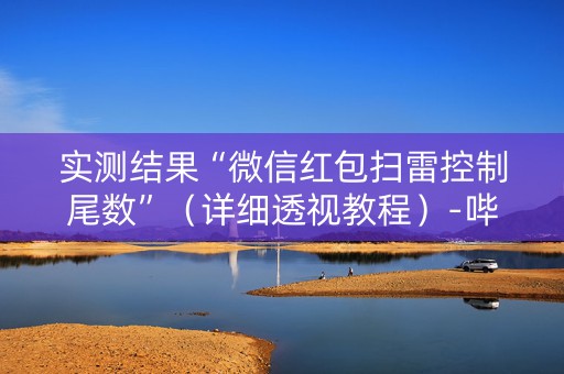 实测结果“微信红包扫雷控制尾数”（详细透视教程）-哔哩哔哩
