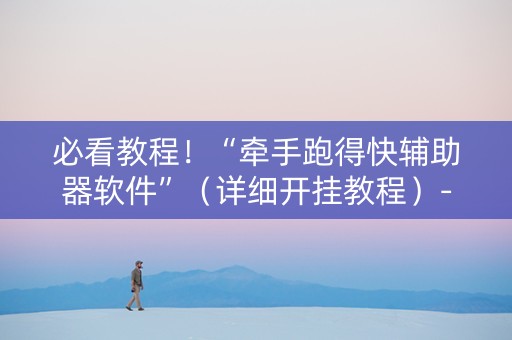 必看教程！“牵手跑得快辅助器软件”（详细开挂教程）-哔哩哔哩