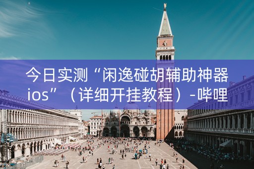 今日实测“闲逸碰胡辅助神器ios”（详细开挂教程）-哔哩哔哩