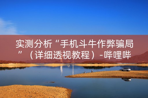 实测分析“手机斗牛作弊骗局”（详细透视教程）-哔哩哔哩