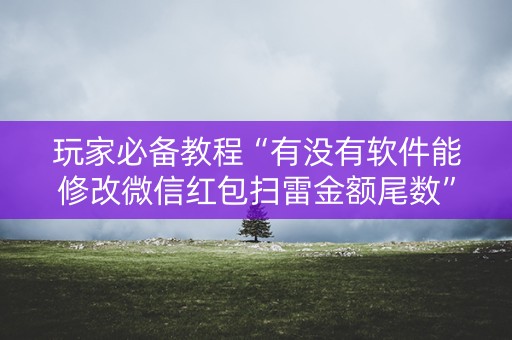 玩家必备教程“有没有软件能修改微信红包扫雷金额尾数”（详细透视教程）-哔哩哔哩