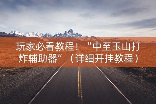 玩家必看教程！“中至玉山打炸辅助器”（详细开挂教程）-哔哩哔哩