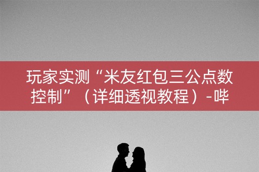 玩家实测“米友红包三公点数控制”（详细透视教程）-哔哩哔哩