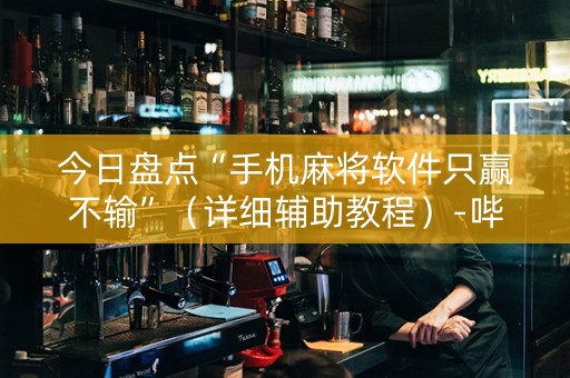 今日盘点“手机麻将软件只赢不输”（详细辅助教程）-哔哩哔哩