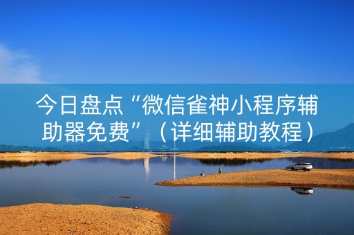 今日盘点“微信雀神小程序辅助器免费”（详细辅助教程）-哔哩哔哩