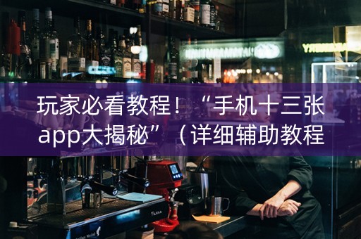 玩家必看教程！“手机十三张app大揭秘”（详细辅助教程）-哔哩哔哩