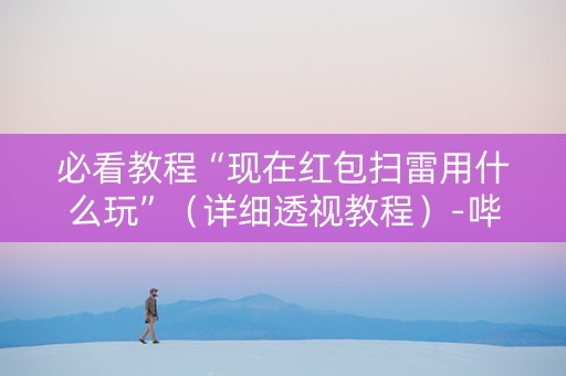 必看教程“现在红包扫雷用什么玩”（详细透视教程）-哔哩哔哩