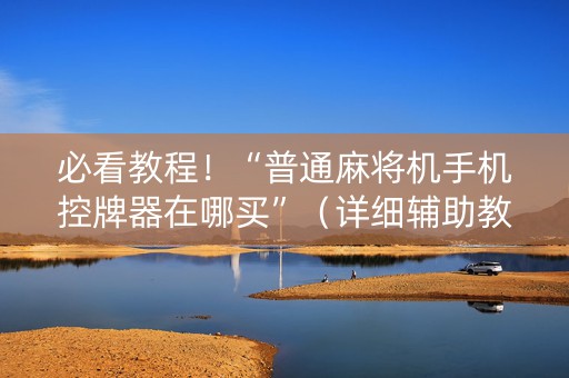 必看教程！“普通麻将机手机控牌器在哪买”（详细辅助教程）-哔哩哔哩