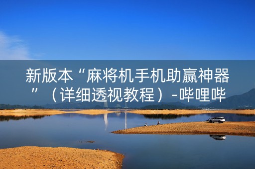 新版本“麻将机手机助赢神器”（详细透视教程）-哔哩哔哩