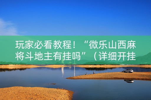 玩家必看教程！“微乐山西麻将斗地主有挂吗”（详细开挂教程）-哔哩哔哩