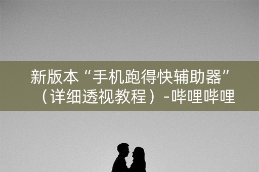 新版本“手机跑得快辅助器”（详细透视教程）-哔哩哔哩