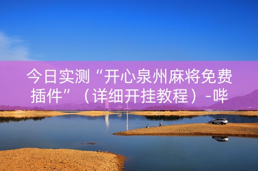 今日实测“开心泉州麻将免费插件”（详细开挂教程）-哔哩哔哩