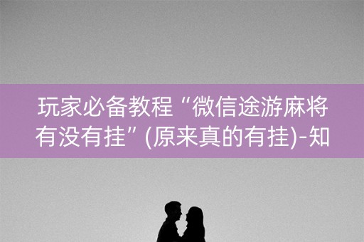 玩家必备教程“微信途游麻将有没有挂”(原来真的有挂)-知乎