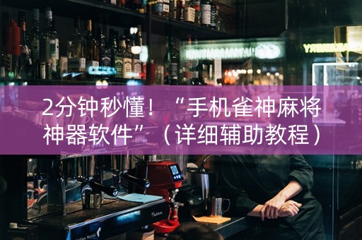 2分钟秒懂！“手机雀神麻将神器软件”（详细辅助教程）-哔哩哔哩