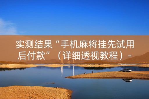实测结果“手机麻将挂先试用后付款”（详细透视教程）-哔哩哔哩