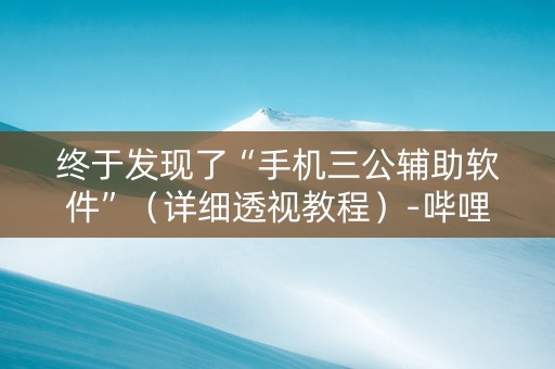 终于发现了“手机三公辅助软件”（详细透视教程）-哔哩哔哩