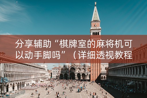 分享辅助“棋牌室的麻将机可以动手脚吗”（详细透视教程）-哔哩哔哩