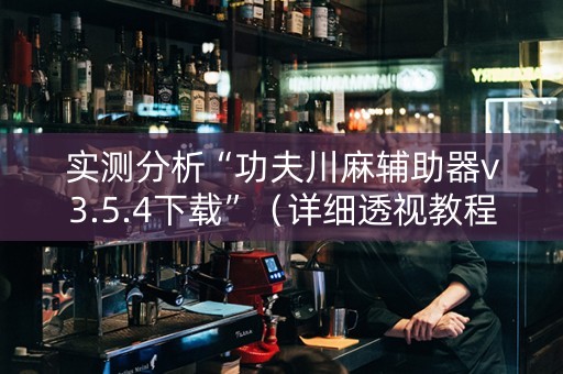 实测分析“功夫川麻辅助器v3.5.4下载”（详细透视教程）-哔哩哔哩