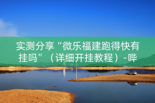 实测分享“微乐福建跑得快有挂吗”（详细开挂教程）-哔哩哔哩