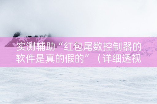 实测辅助“红包尾数控制器的软件是真的假的”（详细透视教程）-哔哩哔哩