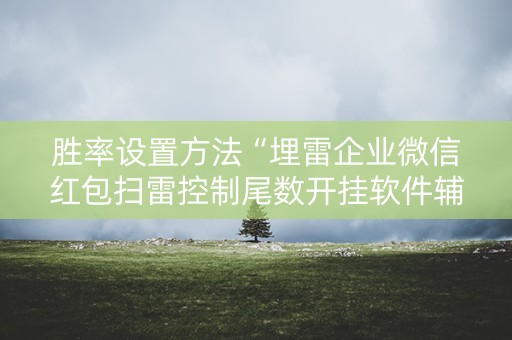 胜率设置方法“埋雷企业微信红包扫雷控制尾数开挂软件辅助器”（详细透视教程）-哔哩哔哩