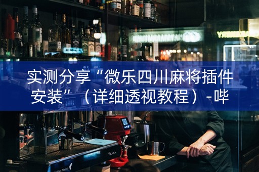 实测分享“微乐四川麻将插件安装”（详细透视教程）-哔哩哔哩