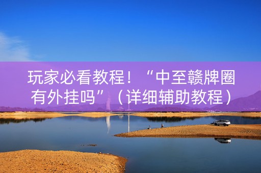 玩家必看教程！“中至赣牌圈有外挂吗”（详细辅助教程）-哔哩哔哩