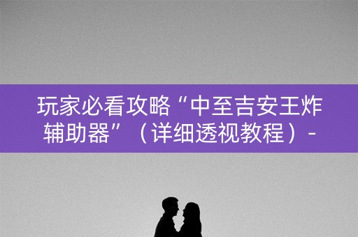 玩家必看攻略“中至吉安王炸辅助器”（详细透视教程）-哔哩哔哩
