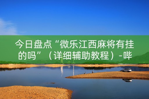今日盘点“微乐江西麻将有挂的吗”（详细辅助教程）-哔哩哔哩