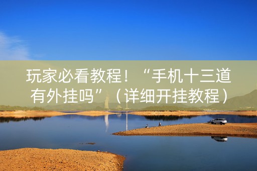 玩家必看教程！“手机十三道有外挂吗”（详细开挂教程）-哔哩哔哩