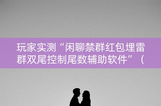 玩家实测“闲聊禁群红包埋雷群双尾控制尾数辅助软件”（详细透视教程）-哔哩哔哩