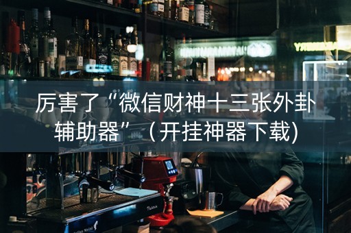厉害了“微信财神十三张外卦辅助器”（开挂神器下载)