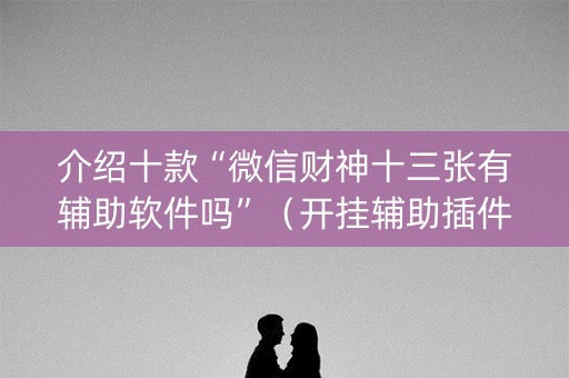 介绍十款“微信财神十三张有辅助软件吗”（开挂辅助插件)