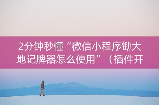 2分钟秒懂“微信小程序锄大地记牌器怎么使用”（插件开挂免费AI)