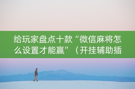 给玩家盘点十款“微信麻将怎么设置才能赢”（开挂辅助插件)