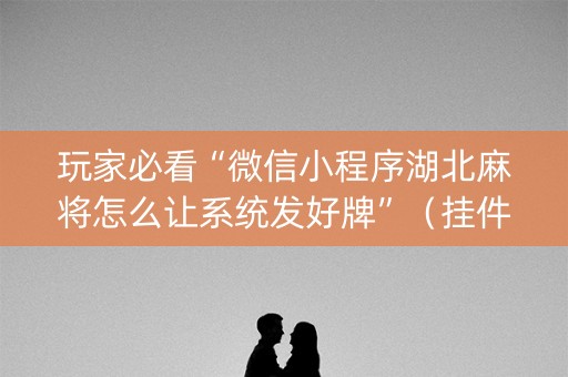 玩家必看“微信小程序湖北麻将怎么让系统发好牌”（挂件神器)