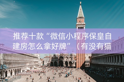 推荐十款“微信小程序保皇自建房怎么拿好牌”（有没有猫腻)