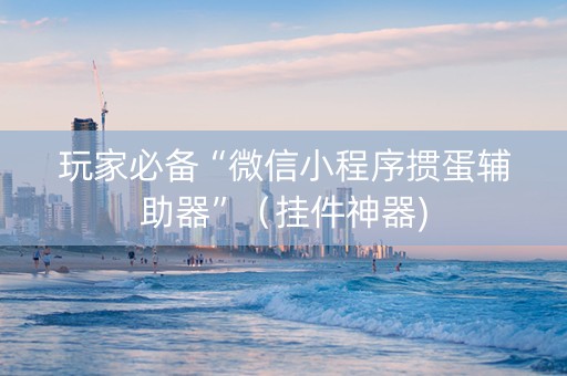 玩家必备“微信小程序掼蛋辅助器”（挂件神器)
