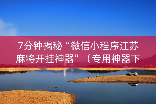 7分钟揭秘“微信小程序江苏麻将开挂神器”（专用神器下载)