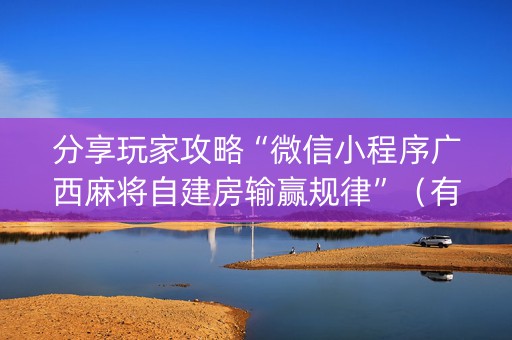 分享玩家攻略“微信小程序广西麻将自建房输赢规律”（有没有猫腻)