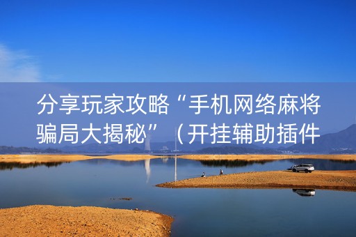 分享玩家攻略“手机网络麻将骗局大揭秘”（开挂辅助插件)