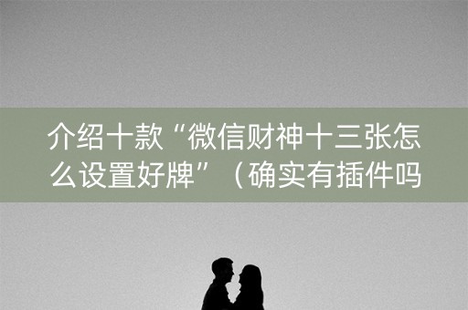 介绍十款“微信财神十三张怎么设置好牌”（确实有插件吗)
