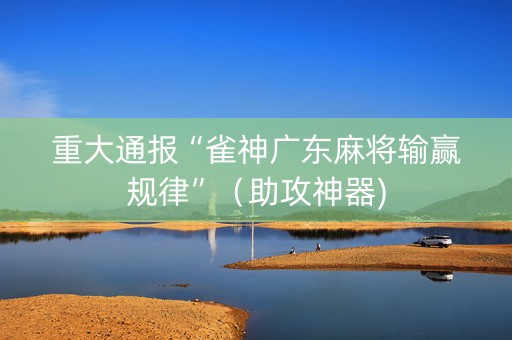 重大通报“雀神广东麻将输赢规律”（助攻神器)