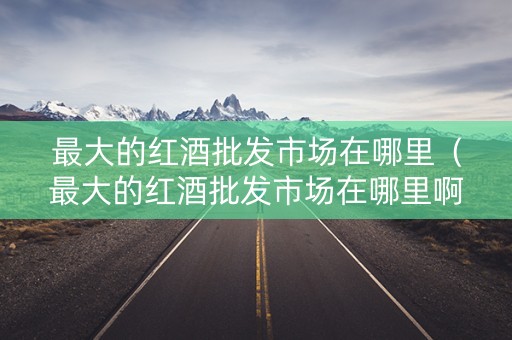 最大的红酒批发市场在哪里（最大的红酒批发市场在哪里啊）